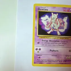 Pokemon Mewtwo Movie Promo 03/53 Wotc Promo Regular Basic 70 HP Psyburn - Image 5
