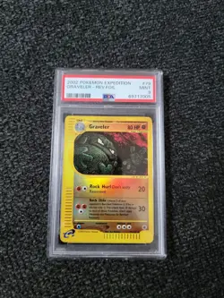 Pokemon Expedition Set Reverse Holo Graveler eReader 79/165 - PSA 9! PK617 - Image 1