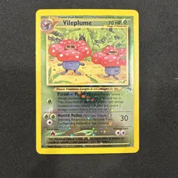 Pokemon TCG English NM Vileplume 17/18 Southern Islands Reverse Holo Rare Card - Image 1