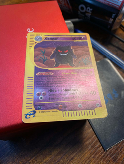 2002 Pokemon Gengar Reverse Holo #48/165 Expedition Card RARE TCG - MP/HP 48/16 - Image 1