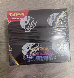 Pokemon Mega Evolution-Phantasmal Flames Booster Display Box (36 Packs) - SEALED - Image 1