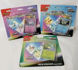 Pokemon Scarlet Violet Prismatic Evolutions Sticker Collection 2 Sealed & Bonus - Image 1