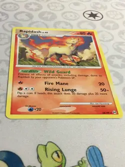 D1369 POKEMON TCG ARCEUS RAPIDASH 28 LP RARE - Image 2