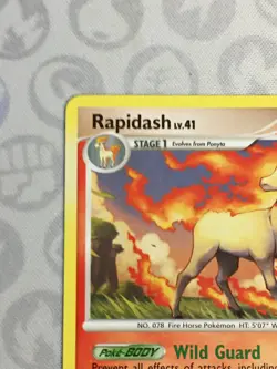 D1369 POKEMON TCG ARCEUS RAPIDASH 28 LP RARE - Image 3