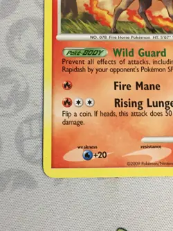 D1369 POKEMON TCG ARCEUS RAPIDASH 28 LP RARE - Image 4