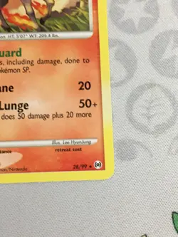 D1369 POKEMON TCG ARCEUS RAPIDASH 28 LP RARE - Image 5