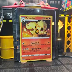 Arcanine Silver Tempest Pokemon TCG 020/195 Sword & Shield SWSH12 Rare - Image 3