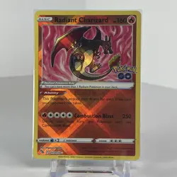 Radiant Charizard 011/078 Pokemon GO Holo Near Mint (NM) - Image 1