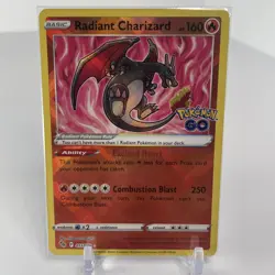 Radiant Charizard 011/078 Pokemon GO Holo Near Mint (NM) - Image 2