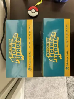 x2! (SEALED) Pokemon Center Elite Trainer Box Ascended Heroes Pokemon TCG Boxes - Image 2