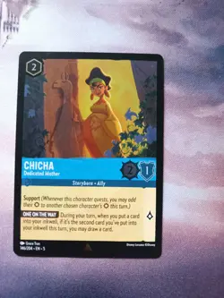 Disney Lorcana Shimmering Skies - Chicha Dedicated Mother 146/204 Rare FOIL NM/M - Image 1