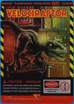 Velociraptor | Rampaging Ferocidon (Secret Lair Promo) FOIL MINT CARD (511997) - Image 1