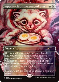 Approach of the Second Sun (Rainbow Foil) -Foil Near Mint MTG Secret Lair - Image 1