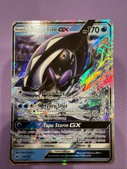 Pokemon TCG Tapu Fini GX Holo Ultra Rare Card Burning Shadows 39/147 - Image 1