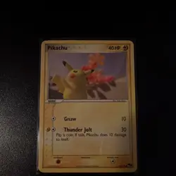 Pokemon Pikachu 16/17 POP Series 2 Card 40 HP Gnaw Thunder Jolt English Common - Image 1