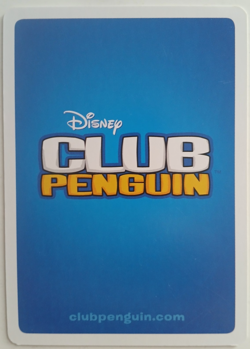 Club Penguin Card-Jitsu Paint By Letters #41/150 Topps Disney Trading Card - Image 2