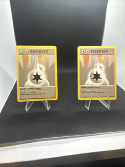 Double Colorless Energy 096/102 Base Set Regular 2 Card Lot Pokemon - Image 1