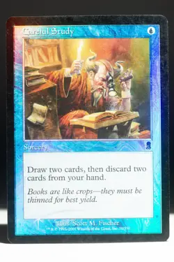 Odyssey Foil Careful Study Magic: The Gathering Card (Used Condition) - Image 1