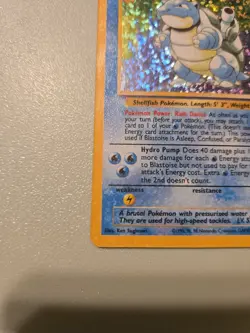 Pokemon TCG Blastoise 2/102 Celebrations Classic Collection Holo Rare Card - Image 3