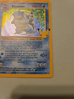 Pokemon TCG Blastoise 2/102 Celebrations Classic Collection Holo Rare Card - Image 4
