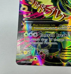 Pokemon TCG M Rayquaza EX Full Art Ultra Rare Card XY Roaring Skies 105/108 - Image 2