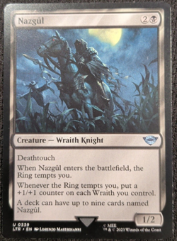 Nazgul (0339) #339 (NM) Lord of the Rings LTR Magic MTG - Image 1