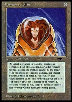 Magic MTG Antiquities Tawnos's Coffin MODERATELY PLAYED MP - Image 1