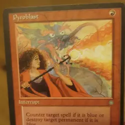 Wizards of the Coast Pyroblast Ice Age Instant Red Common Regular #213 MTG - Image 1