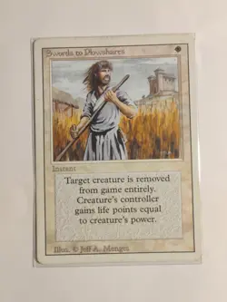 MTG Swords to Plowshares -Revised Edition Mp - Image 3