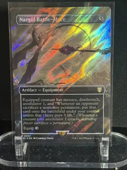 Nazgul Battle-Mace (Borderless) (Surge Foil) Commander: the Lord of the M0554 - Image 1