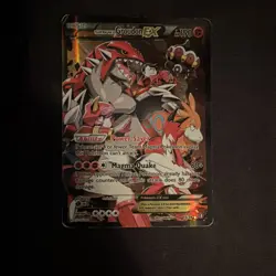Pokemon Team Magma's Groudon EX Holo Ultra Rare 15/34 Double Crisis 190 HP - Image 1