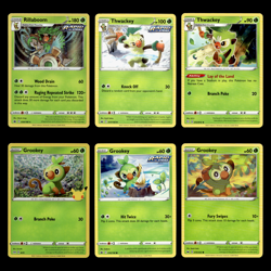 6x Rillaboom Lot Thwackey Grookey Pokemon Cards Collection Set Deck Building TCG - Image 1