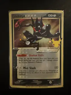 Sealed Pokemon Greninja Gold Star Holo Promo Black Star SWSH144 Celebrations - Image 1