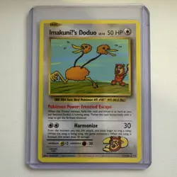 Pokemon ImakuniU's Doduo Secret Rare XY - Evolutions 112/108 - NM - Pack Fresh - Image 1