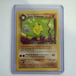 Pokemon TCG Dark Primeape 43/82 Team Rocket MP - Image 1