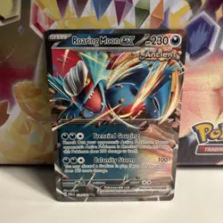 Pokemon TCG Roaring Moon EX Paradox Rift 124/182 Holo Double Rare - Image 1