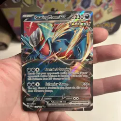 Pokemon TCG Roaring Moon EX Paradox Rift 124/182 Holo Double Rare - Image 4