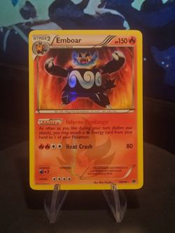 ✨Emboar✨ - Next Destinies - Secret Rare 100/99 - NM w/ Print Error on the Back - Image 1