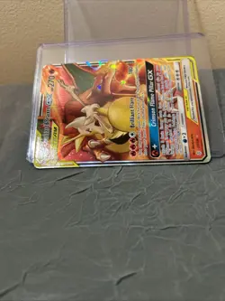 2019 Pokemon S-m Cosmic Eclipse Charizard & Braixen Tag Team Holo 22/236 2Sleeve - Image 3