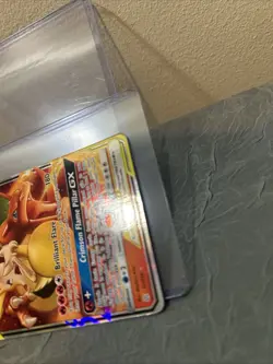 2019 Pokemon S-m Cosmic Eclipse Charizard & Braixen Tag Team Holo 22/236 2Sleeve - Image 5