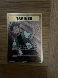 Pokemon TCG Brock’s Grit 107/108 Evolutions LP Condition - Image 2