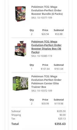Pokemon Center Perfect Order PC 2 ETB, 1Booster Box, 2 Booster Bundles (Presale) - Image 2