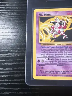 Mr. Mime 27/130 Base Set 2 Rare WOTC Vintage Pokemon - Image 2