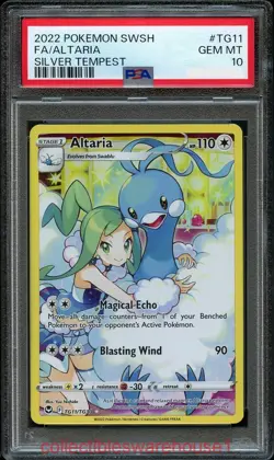 Pokemon Silver Tempest Altaria TG11 PSA 10 - Image 1