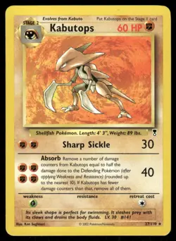 Pokemon Tcg Kabutops #27 Pokemon Legendary Collection LP - Image 1