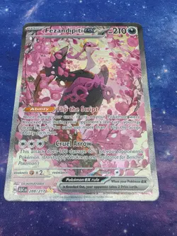 Pokemon TCG Fezandipiti ex 288/217 Special Illustration Rare Ascended Heroes - Image 2