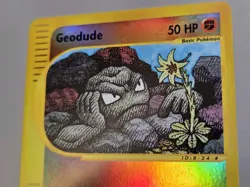 Pokemon Base Set Expedition #110/165 Reverse Holo GEODUDE ==never played== - Image 2