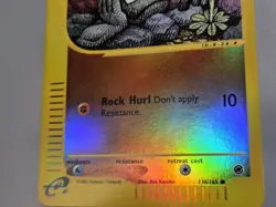 Pokemon Base Set Expedition #110/165 Reverse Holo GEODUDE ==never played== - Image 3