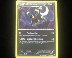 Pokemon TCG Umbreon Dark Explorers 61/108 Non-holo NM (A12) - Image 1