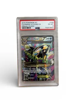 Pokemon TCG XY Mega Primal Kyogre EX Full Art Holo 149/160 PSA 6 - Image 1